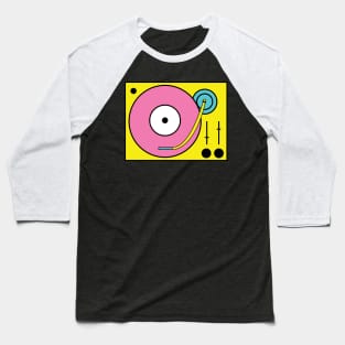 80s 90s Nostalgia DJ Deck Baseball T-Shirt